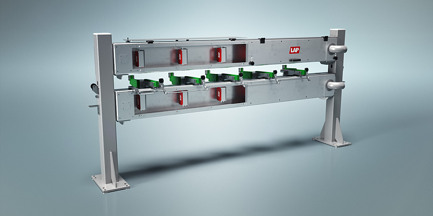 Our non-contact measuring system for checking the straightness of bars and tubes during ongoing production.