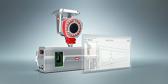 picture of laser projector, ir camera and software